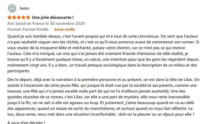 La notoriété de Lilas Kolis